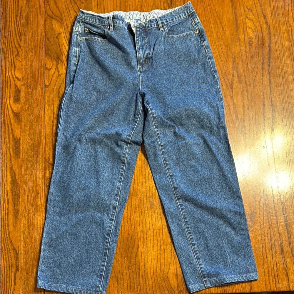 Appleseed's Blue petites straight Jean